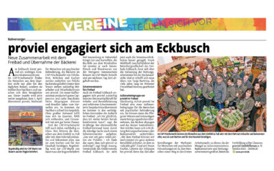 proviel engagiert sich am Eckbusch